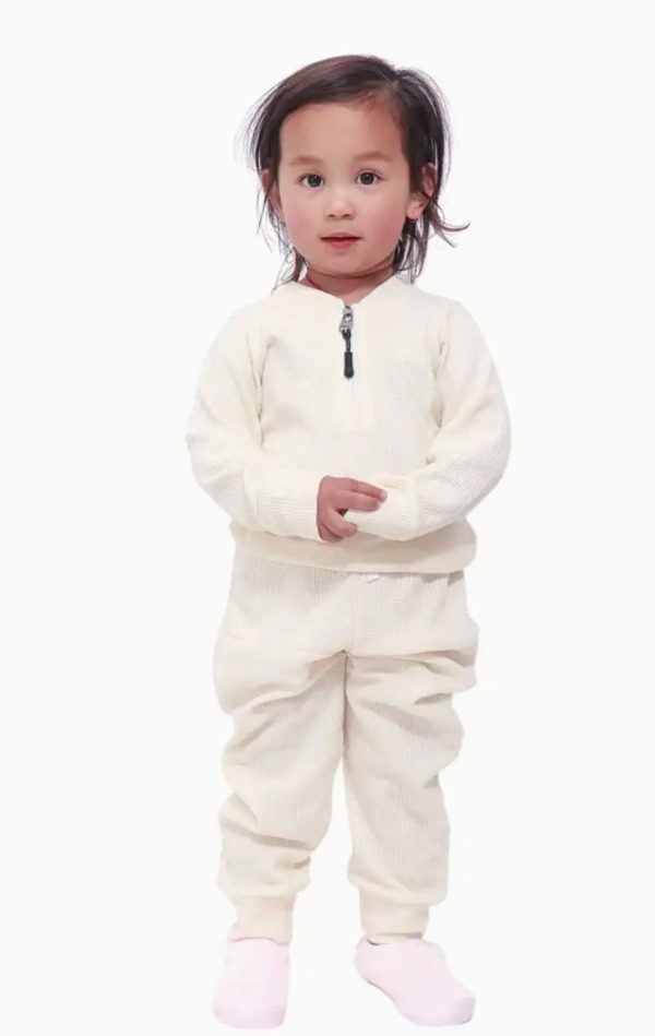 Baby Waffle Joggers Set - Image 9