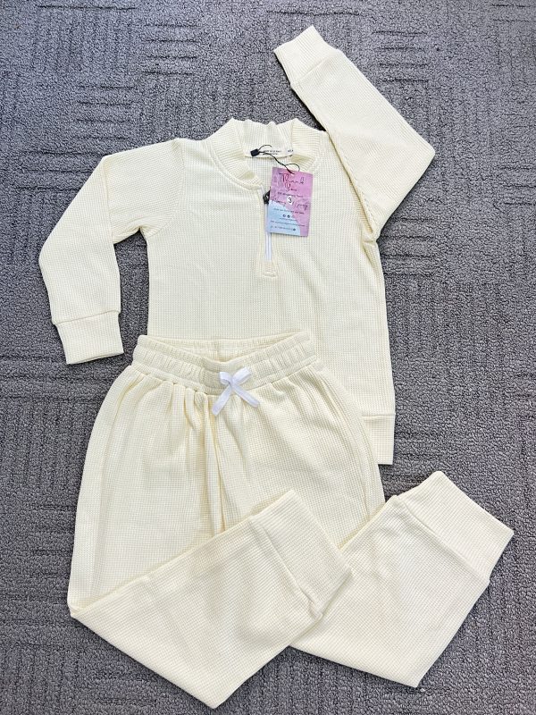 Baby Waffle Joggers Set - Image 7