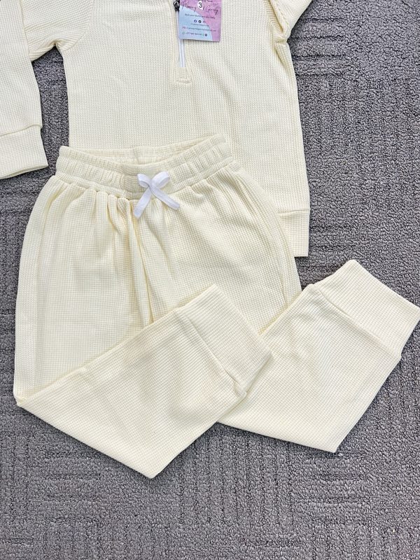 Baby Waffle Joggers Set - Image 8