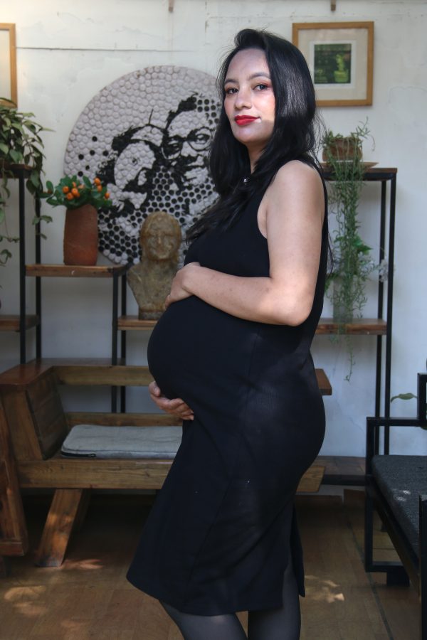 Maternity Waffle One-Piece Dress - Image 4