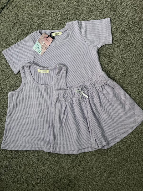 Baby Three-Piece Waffle Coord Set - Image 6