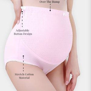 Adjustable 100% Cotton Maternity Panty