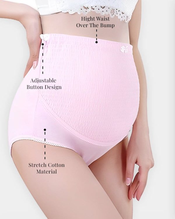 Adjustable 100% Cotton Maternity Panty